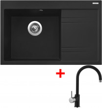 Sinks RIM 780 L Metalblack + Vitali...